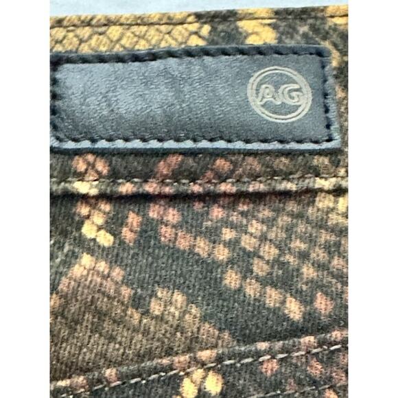 Adriano Goldschmied The Sophia Ankle High Waisted Skinny Snake Print Jeans 27R - Picture 7 of 12